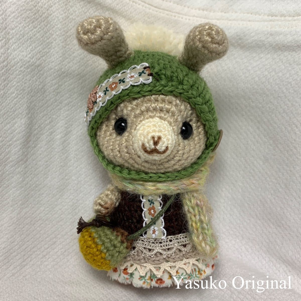 Yasuko 的 Amigurumi 店 ◆ 兔子 gurumi No.3933 ◆ 兔子 ◆ Amigurumi ◆ 手工制作 ◆ 手工编织, 玩具, 游戏, 毛绒玩具, 阿米古鲁米