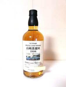 SUNTORY サントリー シングルカスク 山崎蒸溜所 1998-2008 シェリーバット 横濱開港150周年 700ml 61度 未開封品