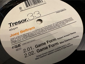 12”★Joey Beltram / Game Form / Mike Dearborn / Robert Armani / テクノ・クラシック！