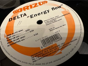 12”★Delta / Energy Flow / トランス！