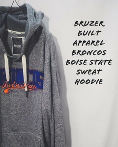 Bruzer built apparel Broncos boise state sweat hoodie ブルーザー ビルト アパレル ブロンコス ボイシ大学 カレッジ スウェットパーカー