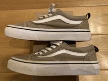 VANS V36CK CALM OLD SKOOL バンズ オールドスクール TAUPE タープ 茶系 22.0cm 美品_画像5