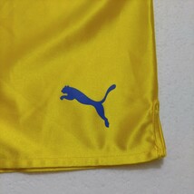 PUMA　サッカーパンツ　サイズ　O カラー　明るい黄色×白　日本製　美品　品番　900410　⑨_画像3