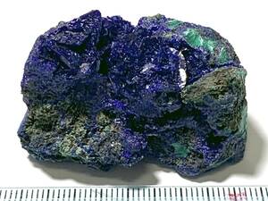 結晶の大きな安徽省産高品質藍銅鉱　49g（中国産鉱物標本）