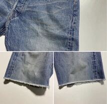 【W30/L36】DUBBLE WORKS Used Closing Cut Off Denim Pants ダブルワークス カットオフ デニム パンツ リメイク 日本製 Y1108_画像5