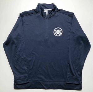 【2XL】Port & Company Freeze Half zip Pullover Sweatshirit ポート＆コンパニー フリース ハーフジップ スウェットシャツ(PC590Q) R1823