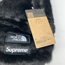 【N/A】新品 Supreme THE NORTH FACE Faux Fur Backpack Black シュプリーム ザノースフェイス フォウ ファー バッグパック ブラック F22_画像4