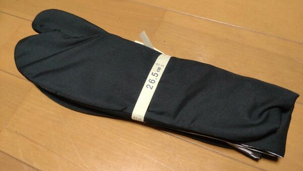 永徳 カラス 足袋 黒 26.5cm