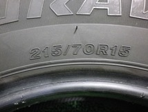 CL-15T♪4本販売♪215/70R15 107/105L LT♪ブリヂストン DURAVIS R670 2020年製造♪即発送いたします♪店頭手渡し大歓迎♪_画像4