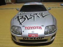 プロ製作 新品 ブリッツ トヨタ スープラ Gr.N BLITZ TOYOTA SUPRA 1/10 RC ボディ JZA80 タイヤホイール付属_画像9