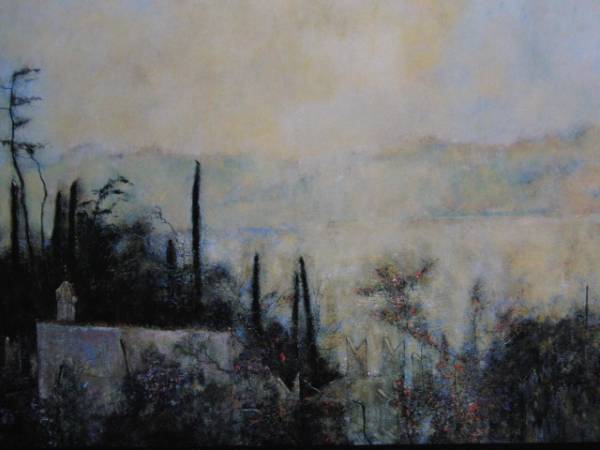 Bernad Gantner, Arsujinu, Lac de Gard, Provenant d'une rare collection d'art encadrant, Tout neuf avec un cadre de haute qualité, En bonne condition, livraison gratuite, Peinture, Peinture à l'huile, Nature, Peinture de paysage