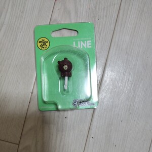 ライン　スマホに指すクマさん　Line　未使用