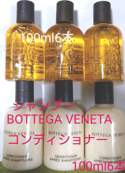BOTTEGA VENETA大容量ボッテガ・ヴェネタシャンプーコンディショナー600ml100mlサイズ6本非売品五つ星高級ホテル