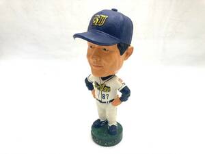  Orix blue wave stone wool .. direction Bubble head figure 2002 victory memory Professional Baseball Buffaloes 