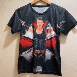 新品★ブラック★バイオハザード★ミラジョヴォヴィッチ★Tシャツ★ユニセックス★M