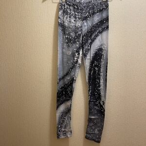  new goods * black & white * marble pattern * yoga wear * training * leggings *M
