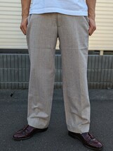 ☆フランス製☆60’s-70’s TREVIRA FRANCE Polyester×WoolSlacks フランスビンテージ ウールパンツ ユーロビンテージ 60年代 70年代_画像9