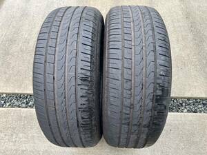 【中古】PIRELLI ピレリ Cinturato P7 チントゥラート RFT 225/50R18 95W 2本 タイヤ バリ山 ランフラット