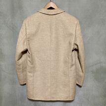 超高級 Verga ヴェルガ Loro Piana ロロピアーナ カシミヤ100% ダブルフェイス 3B ジャケット size.46 (M) ベージュ 伊勢丹取扱 定価70万_画像6