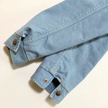 ☆良品 ラングラー × ロンハーマン 別注 後染め ランチコート ボア デニムジャケット size M コラボ Wrangler RonHerman Gジャン RHC 古着_画像5