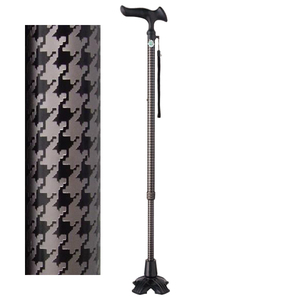  cane 4 point cane flexible type stylish man woman nursing stick light weight light sense of stability convenience walking assistance small of the back charge reduction knees knee Respect-for-the-Aged Day Holiday birthday present 