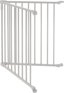  addition fence white white . bulkhead . for interior indoor for playpen pet Circle made of metal super yard Superyard