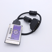 【動作未確認】IO・DATA CBSCII PCMCIA SCSIカード CardBus/16-bit PCカード SCSI インターフェイス ケーブルあり_画像1