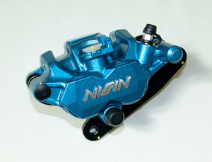 NISSIN製・ニッシン 2POTキャリパー 青 GROM グロム MSX125 モンキー125/MONKEY125 NSR50 NS-1対応 2A051BL
