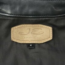 参考価格￥44,000- 美品 JACKROSE ジャックローズ 羊革 ラムレザー シングルライダースジャケット 黒 ブラック 4 JP:L-XL メンズ -_画像7