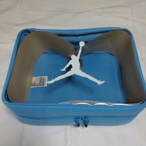 新品未使用 air jordan shoes case エアジョーダン シューズケース シューズバッグ 青 水色 レア商品 スポーツバッグ