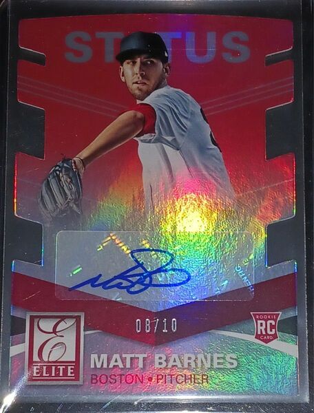 10枚限定！ 直筆サイン ルーキー カード ダイカット Matt Barnes rc mlb カード Auto Panini