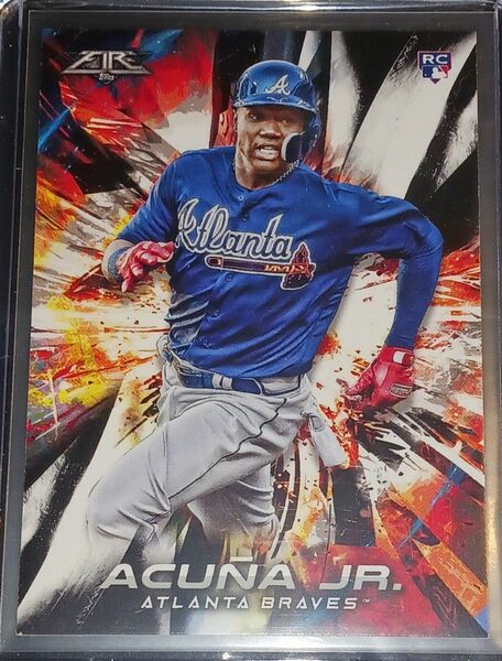 ronald acuna jr rc mlb カード fire rookie ルーキー