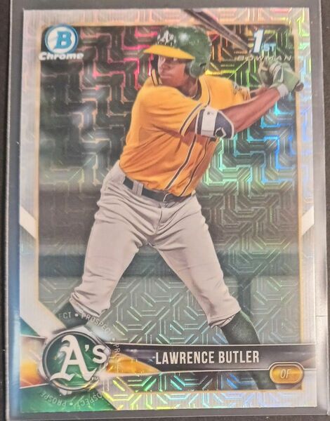 Lawrence butler 1st bowman mojo refractor mlb カード メジャー昇格