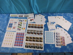 ◆未使用 記念切手 シート 他 色々 官製ハガキ はがき セット まとめ売り 額面総額 約12000円分