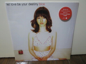 first time on vinyl　let love be your destiny (analog) bice ビーチェ アナログレコード vinyl