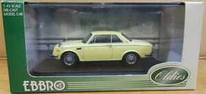 EBBRO　1/43　トヨタ TOYOTA 1600 GT 5　黄色 イエロー YELLOW　◇在庫処分品◇