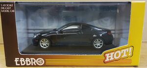 EBBRO　1/43　日産 NISSAN 　スカイライン クーペ　Skyline Coupe 350GT　黒 BLACK.M　◇在庫処分品◇