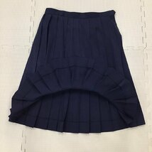 O18/Y(中古)山形県 長井南中学校 女子制服4点 /165/L/W66/丈60/セーラーブレザー/ベスト/ブラウス/冬スカート/紺/赤ライン/夏冬/学生服_画像9