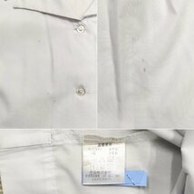 A62/(中古)栃木県 宇都宮中央女子高校 女子制服2点 /旧制服/3L/W69/丈54/ノンプリーツ/半袖ブラウス/冬スカート/GREEN MATE/白/紺/学生服_画像5