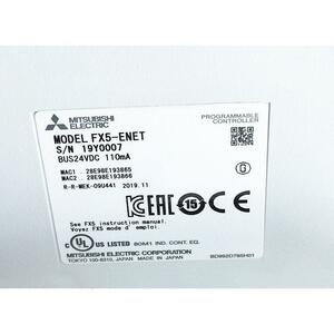 ★新品【国内発送★送料無料】 MITSUBISHI/三菱 Ethernetユニット FX5-ENET シーケンサ PLC ミツビシ MELSEC iQ-Fシリーズ★【６ヶ月保証】