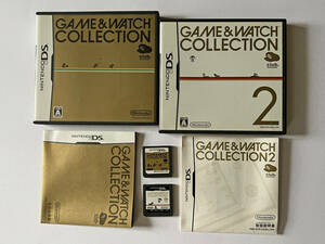 ニンテンドーDS ゲーム&ウォッチコレクション 1 2 セット　Nintendo DS Game Watch Collection