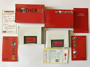 GBA マザー1 2 3 セット 箱説あり　ゲームボーイアドバンス Gameboy Advance Mother