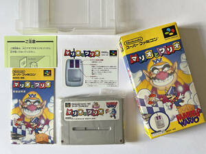 SFC マリオとワリオ 箱説あり　スーファミ スーパーファミコン Super Famicom Mario & Wario