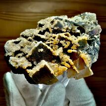 フローライト アメリカ ニューメキシコ州 TEAA Mine産 蛍石 蛍光 天然石 原石 鉱物 鉱物標本 石_画像3