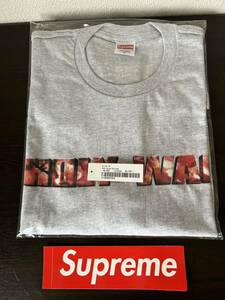 Supreme/シュプリーム★新品/未使用/完全未試着★グレーTシャツ★XL★