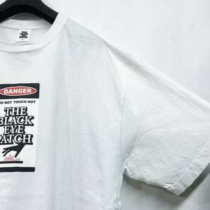 BEP BLACK EYE PATCH ブラックアイパッチ DANGERロゴ Tシャツ XL 白の画像3