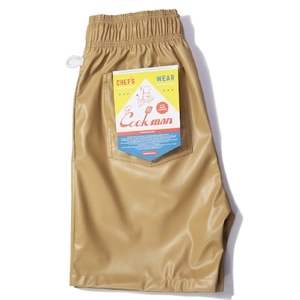 新品タグ付き Cookman クックマン シェフパンツ Chef Pants Short Diner's Seat Beige L ベージュ ショートパンツ ハーフパンツ 短パン