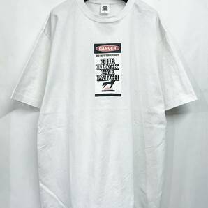 BEP BLACK EYE PATCH ブラックアイパッチ DANGERロゴ Tシャツ XL 白の画像1