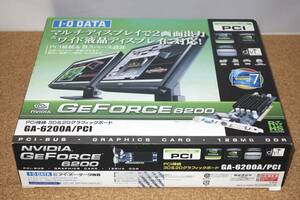 NVIDIA GeForce 6200 PCI 128MB 64bit アイオーデータ BOX 未使用品 PCI接続グラフィックボード