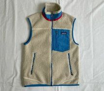 2010 パタゴニア patagonia フリース クラシックレトロX ベスト M's Classic RETRO-X VEST 23046F0 NLA アラスカブルー XS [ta-0853]_画像2